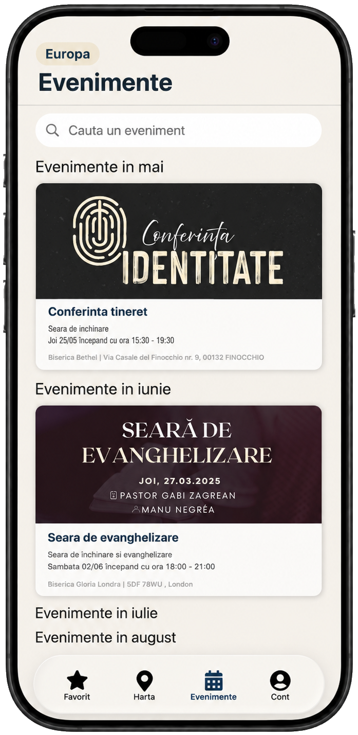 ChurchMaps application screen 3